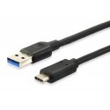 Equip 12834107 USB кабель USB 3.2 Gen 2 (3.1 Gen 2) 1 m USB A USB C Черный