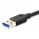 Equip 12834107 USB-kaapeli USB 3.2 Gen 2 (3.1 Gen 2) 1 m USB A USB C musta