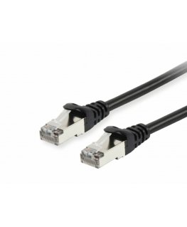 Equip 606100 tinklo kabelis Juoda 0,15 m Cat6a S/FTP (S-STP)