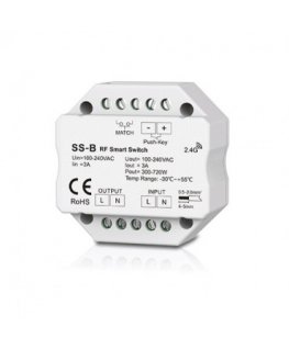 SKYDANCE S1-HV vadītājs, 1 kanāls, 230V, 150-360W, Push-Dimm