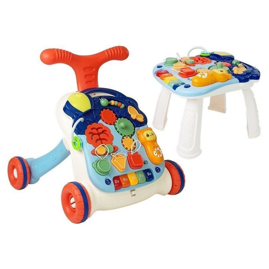 Lean Toys Educational Walker and Push Toy 2in1 – 2