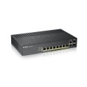 Zyxel GS1920-8HPV2 Hallittu Gigabit Ethernet (10/100/1000) Power over Ethernet -tuki musta