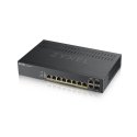 Zyxel GS1920-8HPV2 Hallittu Gigabit Ethernet (10/100/1000) Power over Ethernet -tuki musta