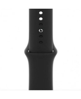 Универсальный JM ЖИДКИЙ СИЛИКОНовый чехол для ремешка Apple Watch 42/44/45 черный
