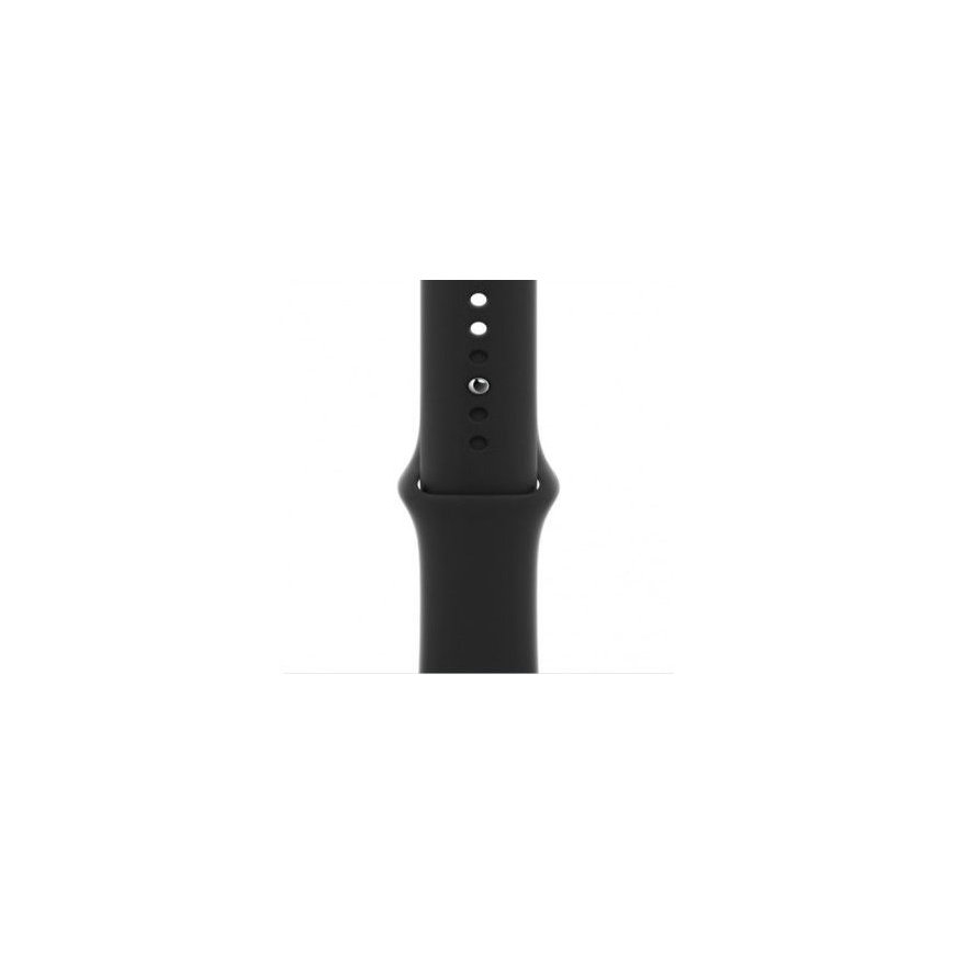 Universalus JM SKYSTAS SILIKONAS dėklas Apple watch juostai 42/44/45 Juodas