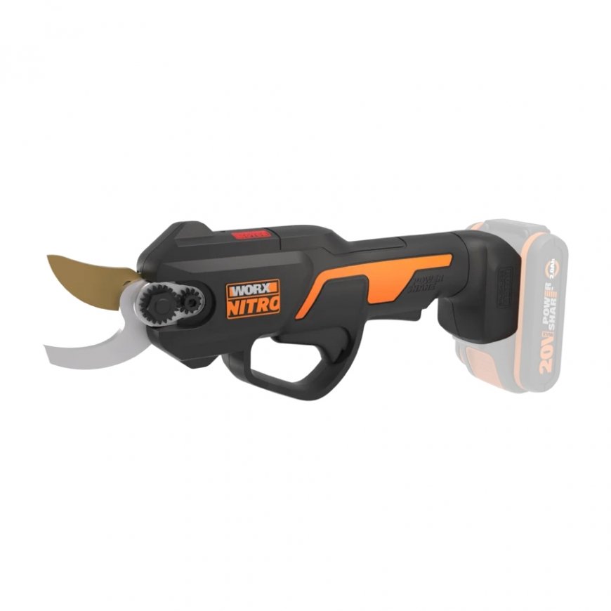 WORX WG330E.9 elektriskās dzīvžoga šķēres Melns, Oranžs 2,5 cm 20 V – 2
