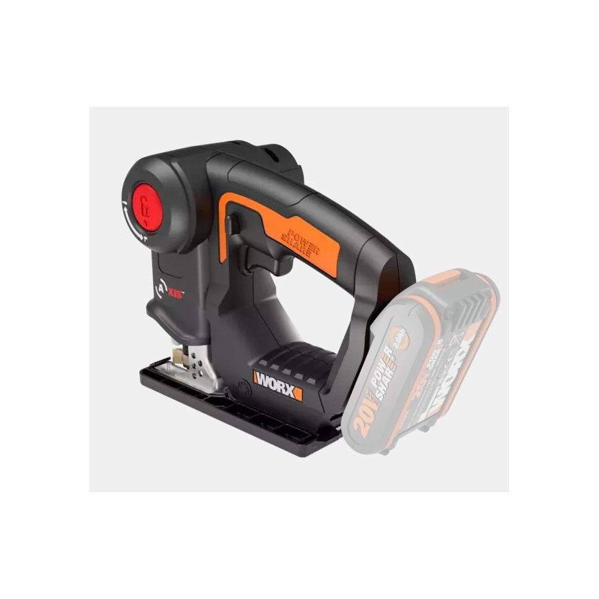 WORX WX550.9 sähköpistosaha 3000 spm 1,5 kg – 4