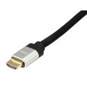 Equip 119382 HDMI-kaabel 3 m HDMI tüüp A (Standard) Must, Hõbe Equip 119382 HDMI-kaabel 3 m HDMI tüüp A (Standard) Must, Hõbe