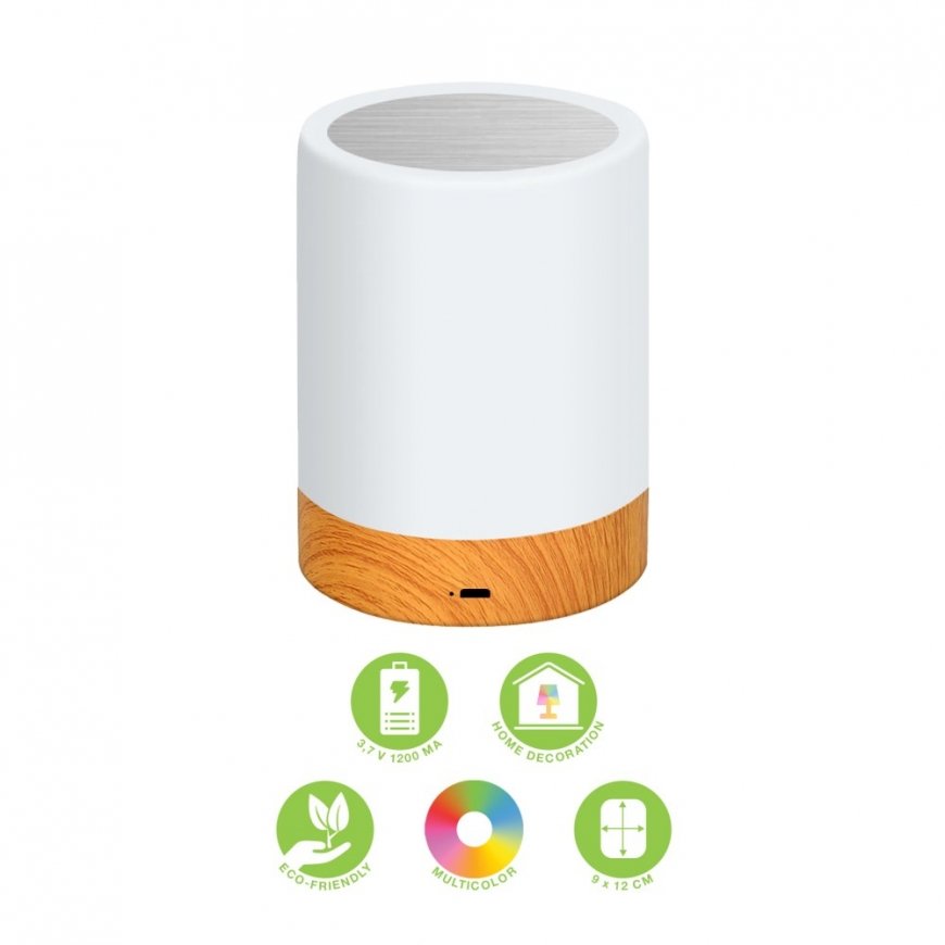 Techly I-LED TOUCH laualamp 1,6 W Valge – 3