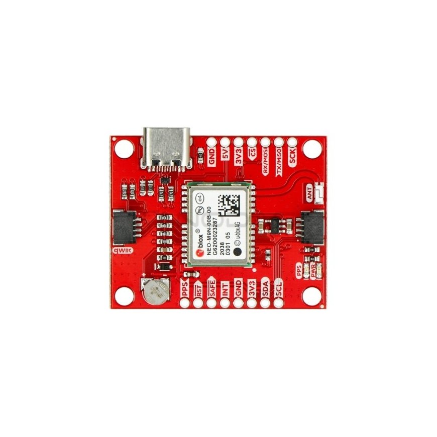 GPS NEO-M9N -moduuli sisäänrakennetulla antennalla, Qwiic, SparkFun GPS-15733 – 2