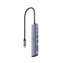 Cudy UH407 interface hub USB 3.2 Gen 1 (3.1 Gen 1) Type-C 5000 Mbit/s Grey, Silver Cudy UH407 interface hub USB 3.2 Gen 1 (3.1 Gen 1) Type-C 5000 Mbit/s Grey, Silver