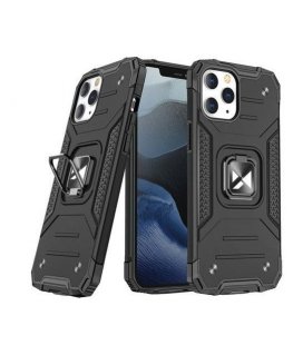 Чехол Ring Armor для Apple iPhone 12 Pro Max с подставкой, прочный и надежный, черный