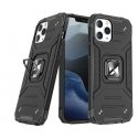 Apple iPhone 12 Pro Max Ring Armor Case Kickstand Tough Rugged Cover Black Apple iPhone 12 Pro Max Ring Armor Case Kickstand Tough Rugged Cover Black