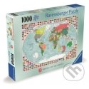 Dėlionė Ravensburger Žemėlapis pasaulio Dėlionė Ravensburger Žemėlapis pasaulio
