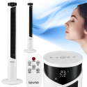 Lovio LVTF101N24C-WH Torņa ventilators AirWave balts