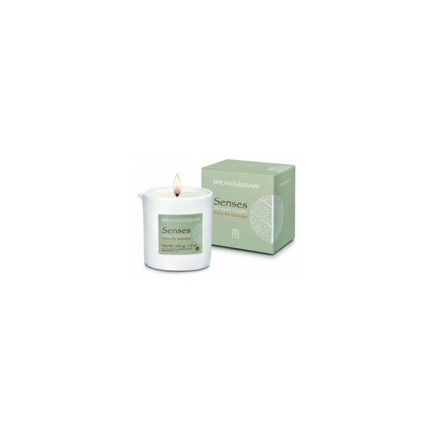 Bruno Vassari, Senses, Jasmine, Massage Oil Candle, 200 g