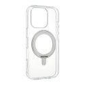 FoneKit Premium Kickstand MagSafe-совместимый защитный чехол с подставкой для iPhone 16 Pro Max, прозрачный FoneKit Premium Kickstand MagSafe-совместимый защитный чехол с подставкой для iPhone 16 Pro Max, прозрачный