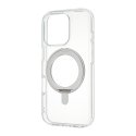 FoneKit Premium Kickstand MagSafe suderinama apsauginė dėklas su stovu, iPhone 16 Pro Max, skaidrus FoneKit Premium Kickstand MagSafe suderinama apsauginė dėklas su stovu, iPhone 16 Pro Max, skaidrus