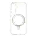FoneKit Premium Kickstand MagSafe saderīga aizsargapvalks ar statīvu, Samsung Galaxy S25, caurspīdīga FoneKit Premium Kickstand MagSafe saderīga aizsargapvalks ar statīvu, Samsung Galaxy S25, caurspīdīga