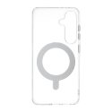 FoneKit Premium Kickstand MagSafe saderīga aizsargapvalks ar statīvu, Samsung Galaxy S25, caurspīdīga FoneKit Premium Kickstand MagSafe saderīga aizsargapvalks ar statīvu, Samsung Galaxy S25, caurspīdīga