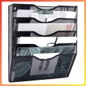 ATL Wall document holder, 5 shelves, A4, black ATL Wall document holder, 5 shelves, A4, black