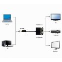 Gembird A-DPM-HDMIFVGAF-01 DisplayPort-kaapeli 0,1 m musta Gembird A-DPM-HDMIFVGAF-01 DisplayPort-kaapeli 0,1 m musta