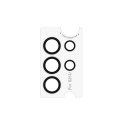 FoneKit kameros objektyvo apsauga, Samsung Galaxy S25 Ultra, skaidrus FoneKit kameros objektyvo apsauga, Samsung Galaxy S25 Ultra, skaidrus