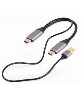 Gembird A-HDMIM-DPM-01 videokaapeli-adapteri 2 m HDMI-tyyppi A (vakio) DisplayPort musta