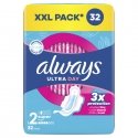 Always Ultra Super Plus sanitary pads, S2, 32 pcs. Always Ultra Super Plus sanitary pads, S2, 32 pcs.