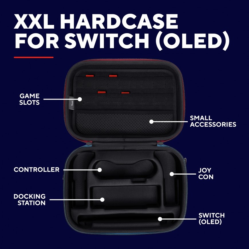 Trust GXT 1247 Hardshell case Nintendo Black, Blue, Red – 5