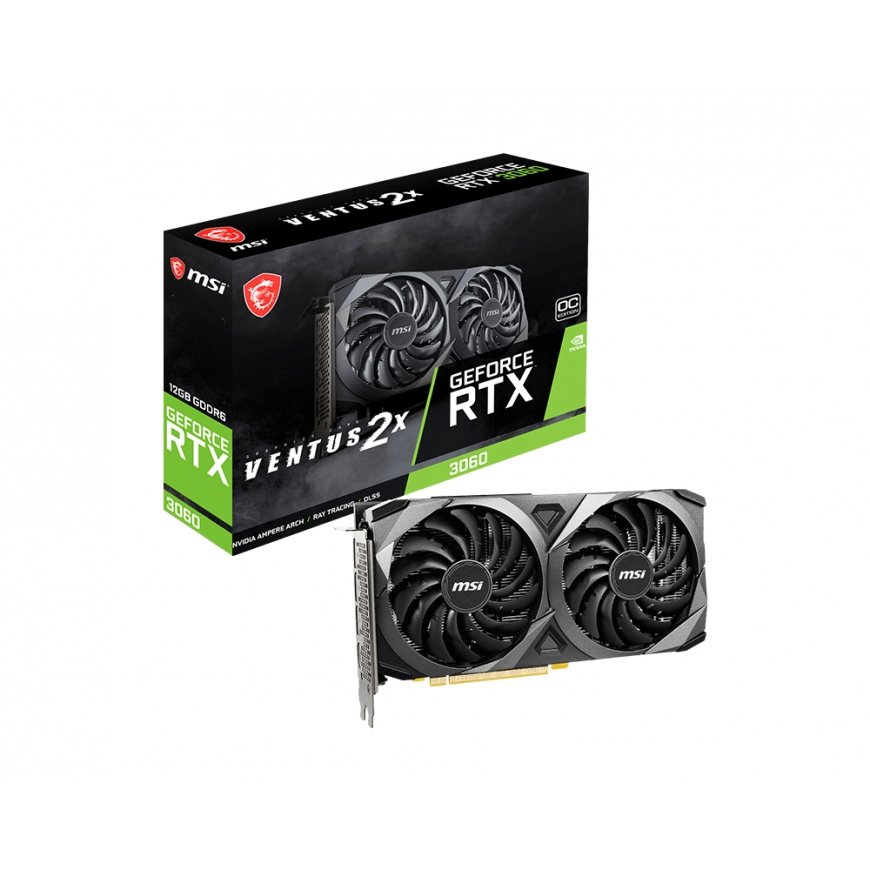 MSI VENTUS GeForce RTX 3060 2X 12G OC NVIDIA 12 GB GDDR6 – 5
