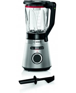Bosch Serie 4 MMB6382M tehosekoitin Pöydällä pidettävä tehosekoitin 1200 W musta, Ruostumaton teräs