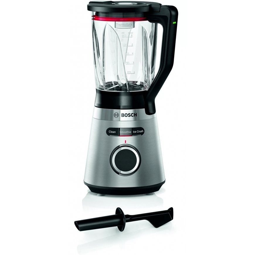 Bosch Serie 4 MMB6382M tehosekoitin Pöydällä pidettävä tehosekoitin 1200 W musta, Ruostumaton teräs