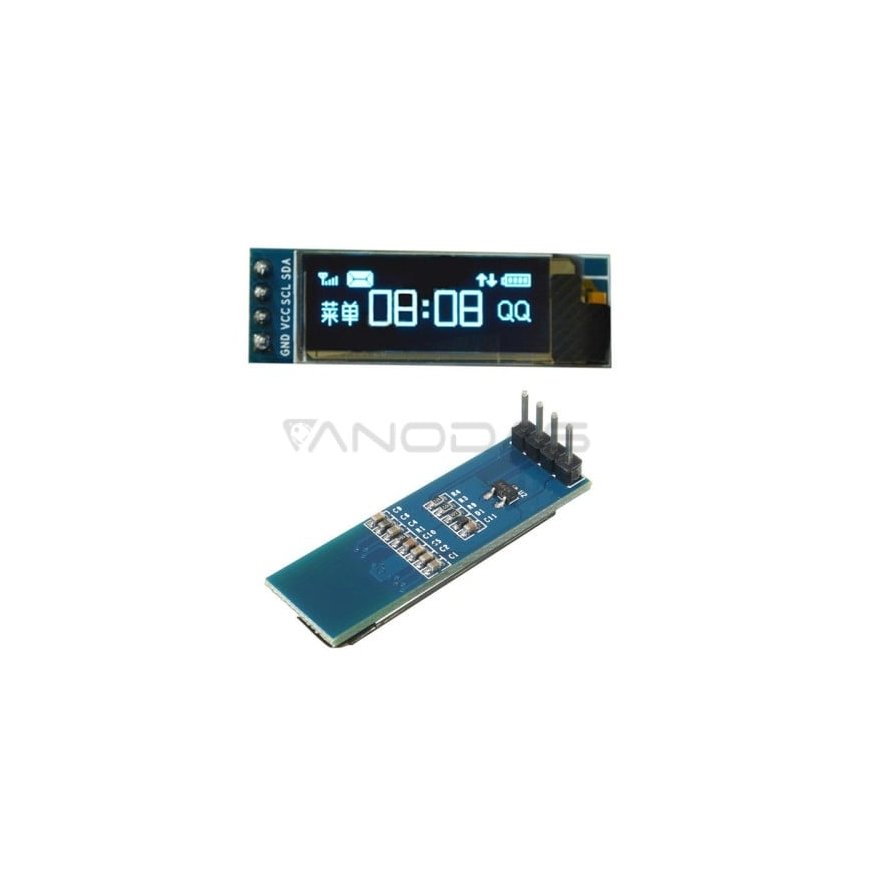 Дисплей Oem OLED 0.91" 128x32px 4pin - белый