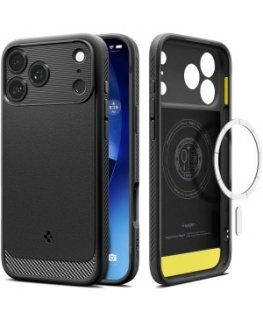 Чехол Spigen Enzo Aramid "T" Mag MagSafe для iPhone 17 Pro черный
