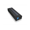 ICY BOX IB-AC6110 USB 3.2 Gen 1 (3.1 Gen 1) Type-B 5000 Mbit/s musta ICY BOX IB-AC6110 USB 3.2 Gen 1 (3.1 Gen 1) Type-B 5000 Mbit/s musta