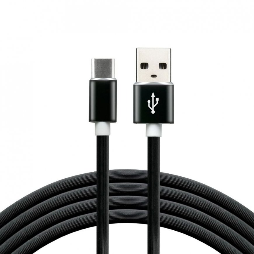 Everactive CBS-1CB USB-kaapeli 1 m USB A USB C musta