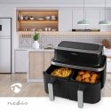 Nedis KAAF320BK gruzdintuvė Dvigubas 4,2 L Autonominės 2600 W Karšto oro gruzdintuvė Juoda Nedis KAAF320BK gruzdintuvė Dvigubas 4,2 L Autonominės 2600 W Karšto oro gruzdintuvė Juoda