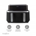 Nedis KAAF320BK gruzdintuvė Dvigubas 4,2 L Autonominės 2600 W Karšto oro gruzdintuvė Juoda Nedis KAAF320BK gruzdintuvė Dvigubas 4,2 L Autonominės 2600 W Karšto oro gruzdintuvė Juoda