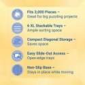Ravensburger 12001676 puzzle accessory Puzzle sorting tray Ravensburger 12001676 puzzle accessory Puzzle sorting tray