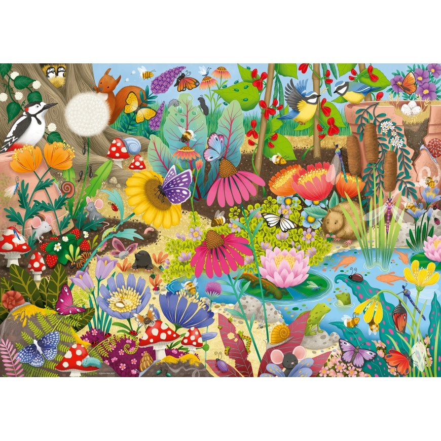 Ravensburger 1000 dalių dėlionė: maža sodas – 2