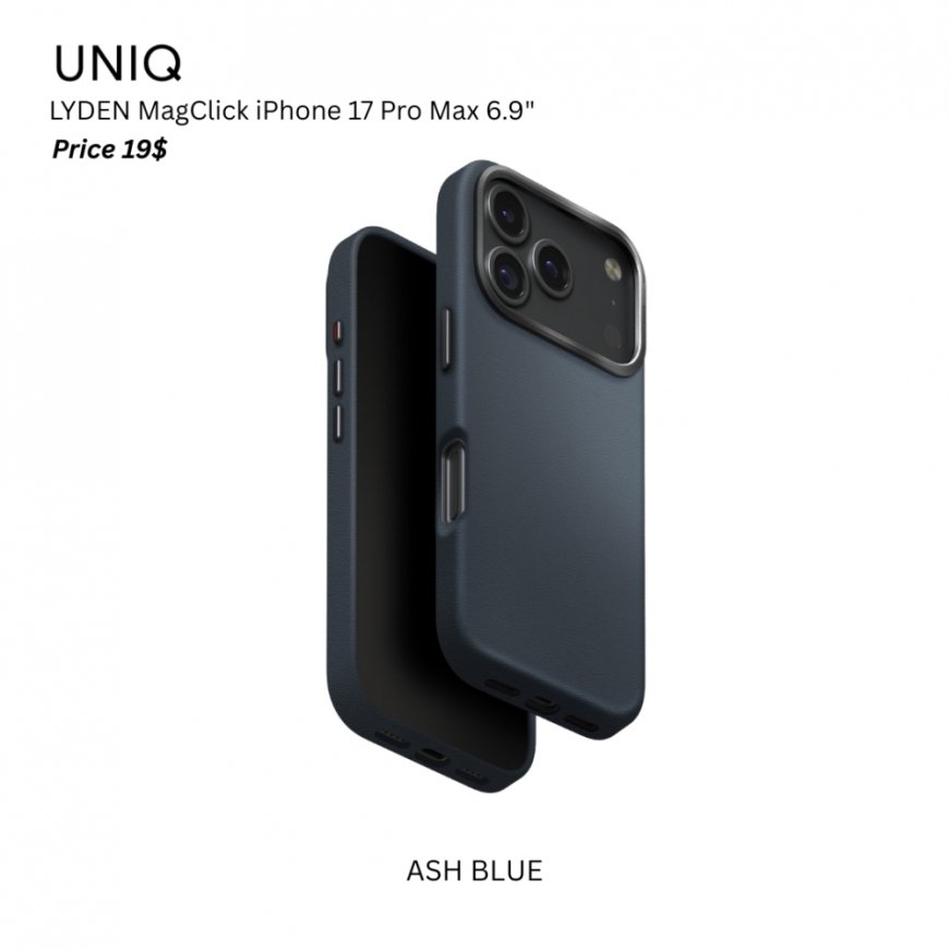 UNIQ Lyden iPhone 17 Pro Max Magclick laadimisümbris sinine – 2