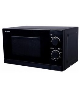 Sharp Home Appliances R-200BKW microwave Black Countertop 20 L 800 W
