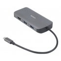 Deltaco USBC-HDMI25 хаб-разветвитель USB Type-C 5000 Мбит/с Серый Deltaco USBC-HDMI25 хаб-разветвитель USB Type-C 5000 Мбит/с Серый