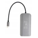 Deltaco USBC-HDMI25 sąsajos šakotuvas C tipo USB 5000 Mbit/ai Pilka