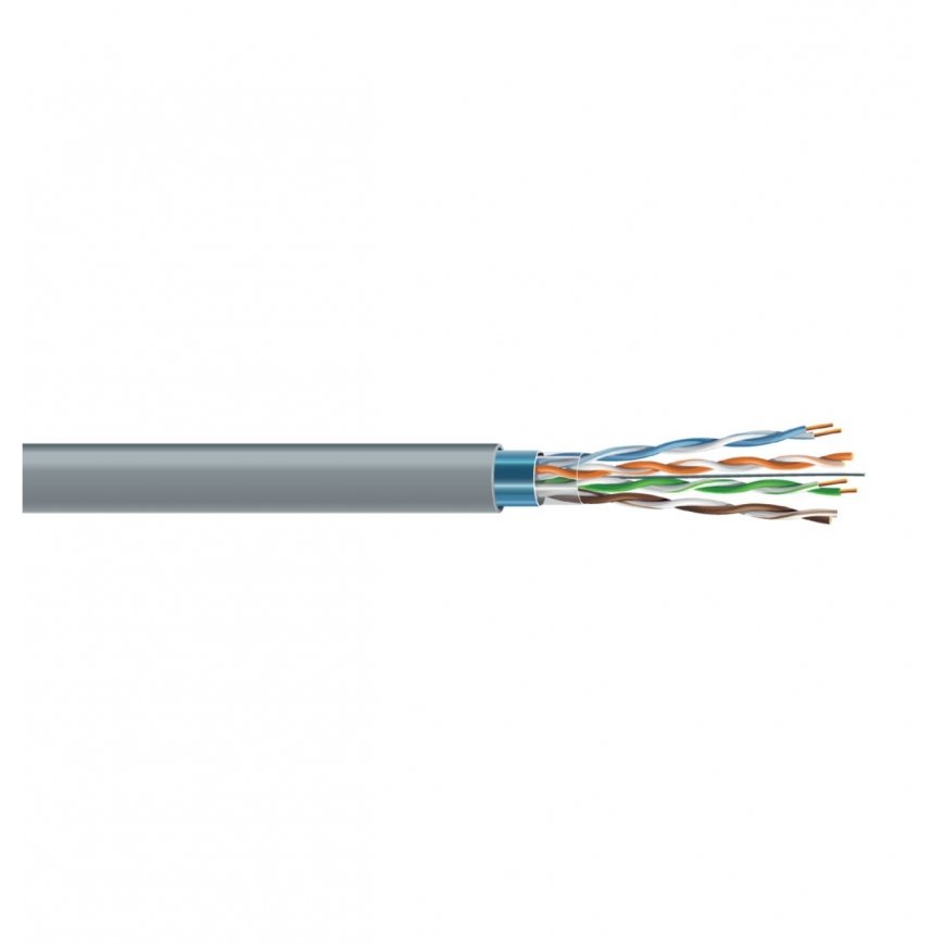 LAN-verkkokaapeli ECG FTP 5e (sisäkäyttöön, varustettu, PVC, 305m, Eca)