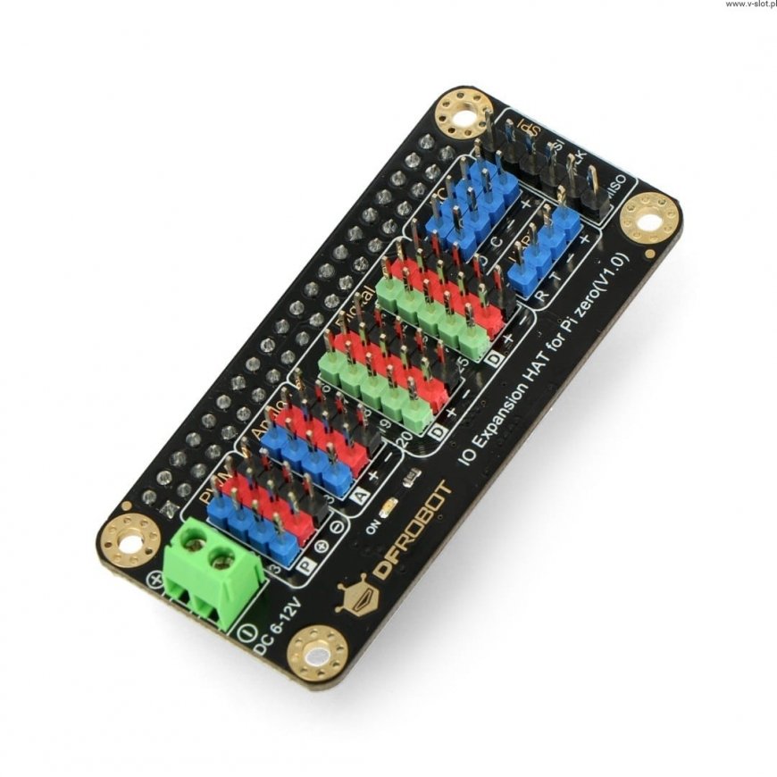I/O laienduse lisaseade, mis on mõeldud Raspberry Pi Zero/Zero W - DFRobot DFR0604