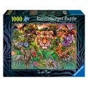 Ravensburger palapeli 1000 kpl: tiikeri viidakossa Ravensburger palapeli 1000 kpl: tiikeri viidakossa
