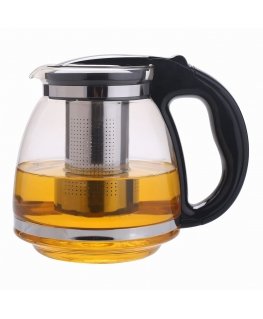 Stikla tējkanna/tējas un zāļu uzlējumu pagatavošanai 2000 ml, 07