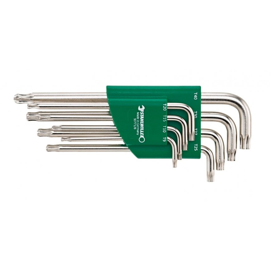 Raktų komplekts ar Torx uzgaļiem Stahlwille 96432700 8 gab. – 2